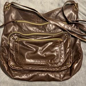 FAUX LEATHER BOHO BAG